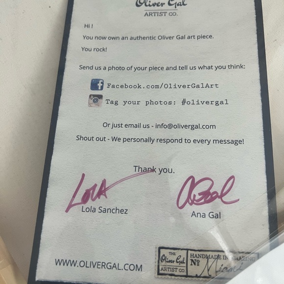 New In Plastic: Oliver Gal Chanel Canvas Print - Picture 3 of 3